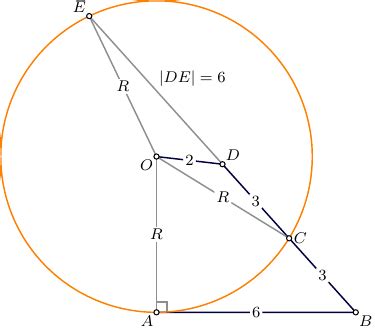 geometry - Circle problem: What is the radius - Mathematics Stack Exchange