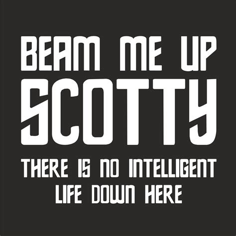 BEAM ME UP SCOTTY T-SHIRT - GeekyTees