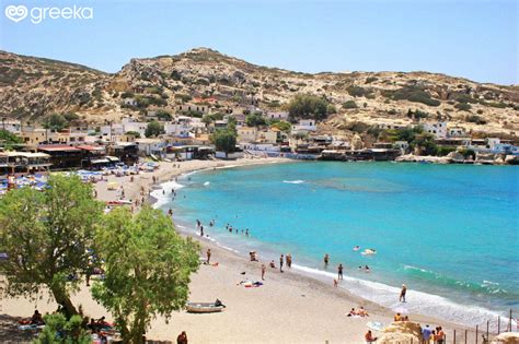 Heraklion Matala beach: Photos, Map, See & Do | Greeka