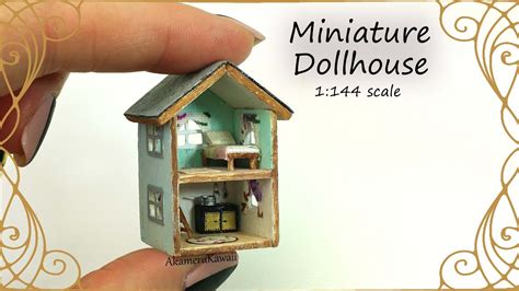 Dollhouse for Dolls; Miniature Dollhouse Tutorial - YouTube