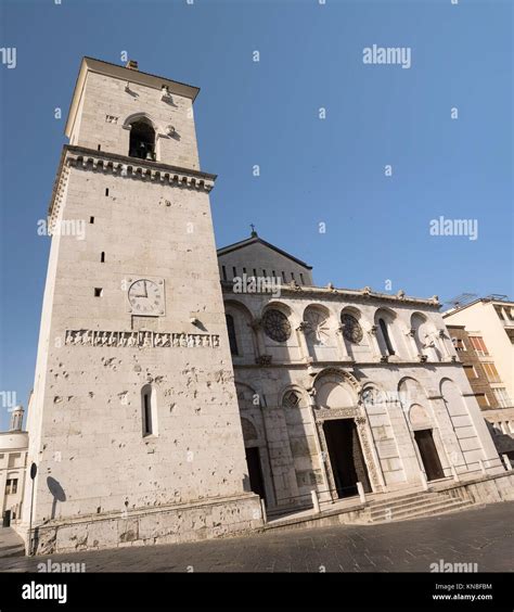 Facade of Benevento Cathedral (Italy Stock Photo - Alamy