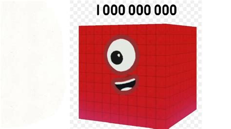 Numberblocks 1000000000 and 1 - YouTube