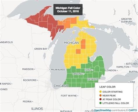 Section Of Upper Peninsula Bursting Into Peak Fall Color Mlive 60078 ...