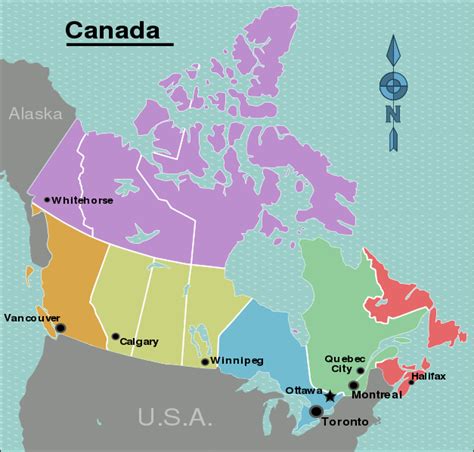 File:Canada regions map.svg - Wikitravel Shared