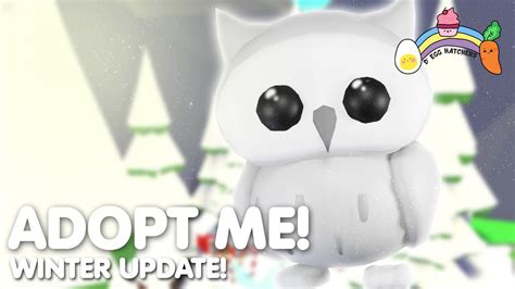 ADOPT ME WINTER UPDATE 2020 - SNOWY OWL [ARCTIC OWL. POLAR OWL, WINTER OWL] - YouTube