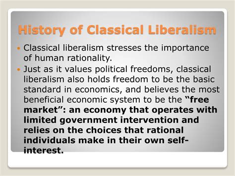 Classical Liberalism