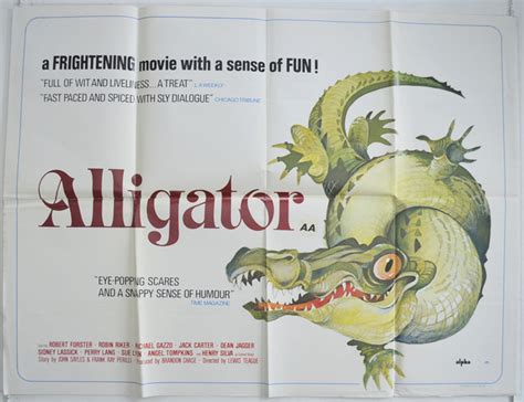 Alligator - Original Cinema Movie Poster From pastposters.com British Quad Posters and US 1 ...