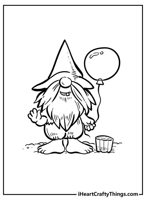 33+ Free Printable Gnome Coloring Pages - DwayneIlyah