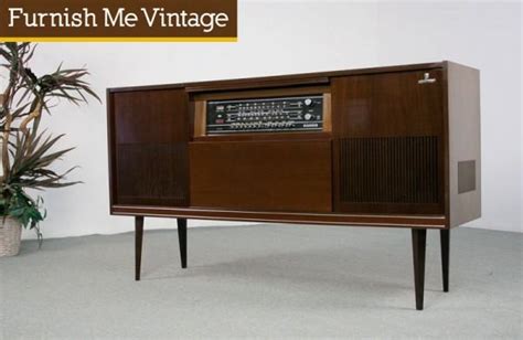 Retro 1960s Grundig Stereo Console