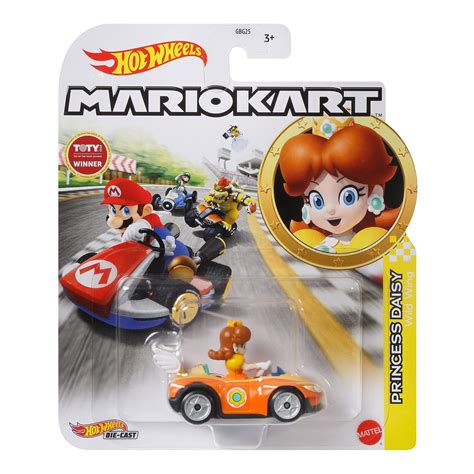 Buy Hot WheelsMario Kart 1:64 Diecast Princess Daisy in Wild Wing Kart ...