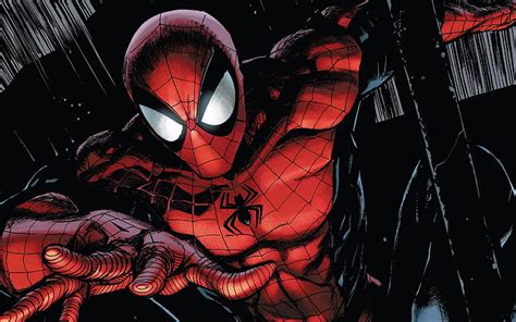 HD wallpaper: Spiderman, red, fantasy, black, comics | Wallpaper Flare