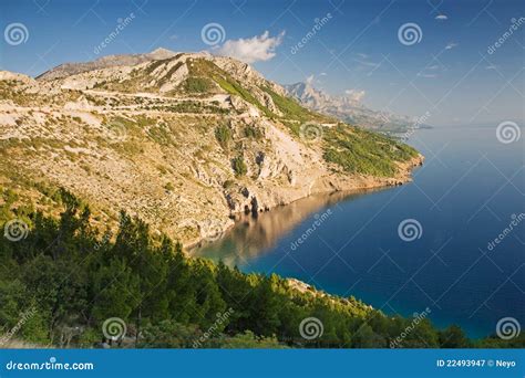 Makarska riviera stock image. Image of shore, nature - 22493947