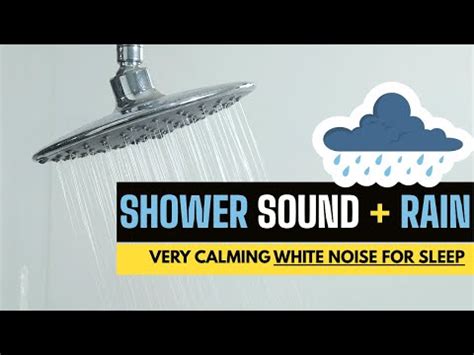 Shower Sounds with Rain Sounds | FALL ASLEEP FAST - YouTube