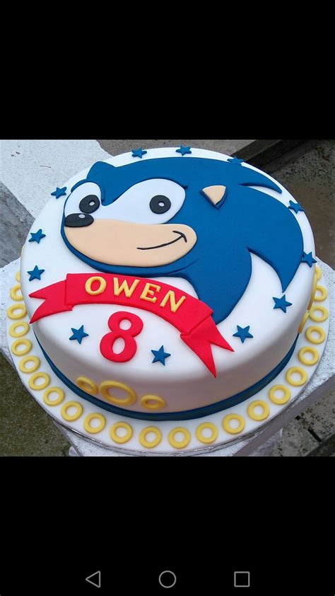 Sonic cake #hedgehogcake Sonic cake | Sonic birthday cake, Sonic cake ...