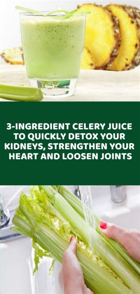 Can Celery Juice Help Your Kidneys - health benefits