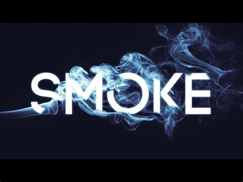 PHOTOSHOP || Smoke text effect tutorial - YouTube