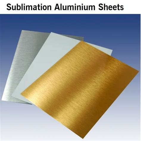 Rectangular Sublimation Printable Aluminium Metal Sheets, Thickness: .45 mm at Rs 100/unit in ...