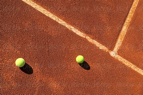 "Detail Of A Clay Court Of Tennis" by Stocksy Contributor "Bisual ...