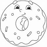 Donut Coloring Pages  Printable Kids Drawing Hub sketch template