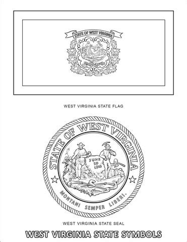 West Virginia State Symbols coloring page | Free Printable Coloring Pages