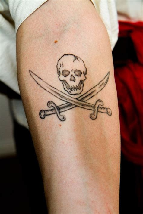 Pirate tattoo, Pirate skull tattoos, Sleeve tattoos