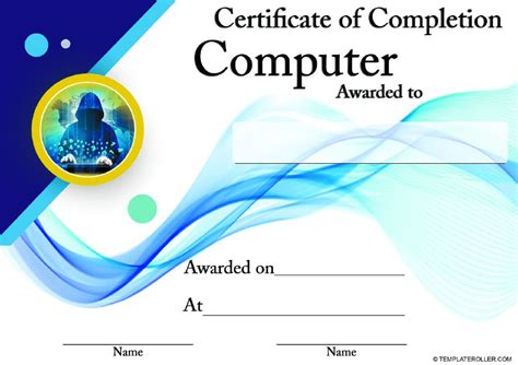 Certificate Format For Computer Training - Design Certificates For Free Make Certificates Online ...