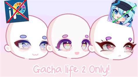 How to make an AESTHETIC EYE in gacha life 2! Strqwburst's tutorial EYE ...