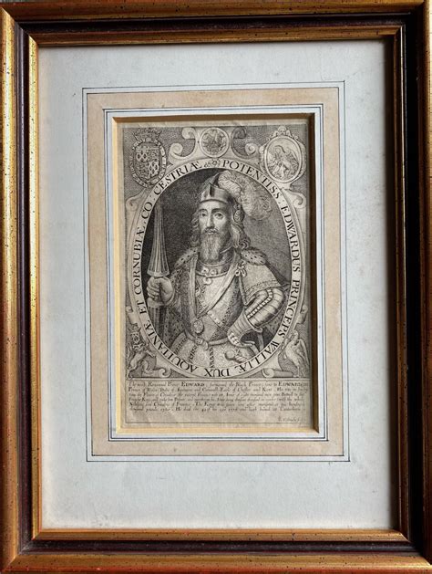 Early Engraving Edward III Black Prince - The Antiques Warehouse The ...