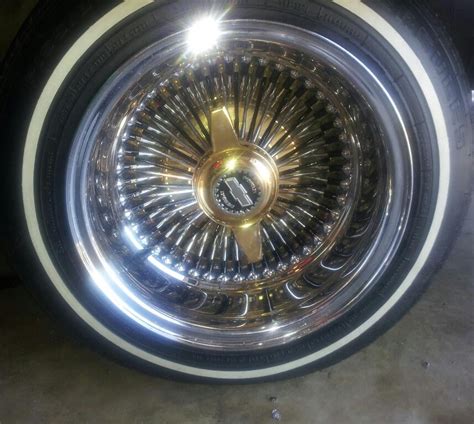 Custom OG Daytons For Sale........13x7-72 Spoke Daytons With White Wall ...