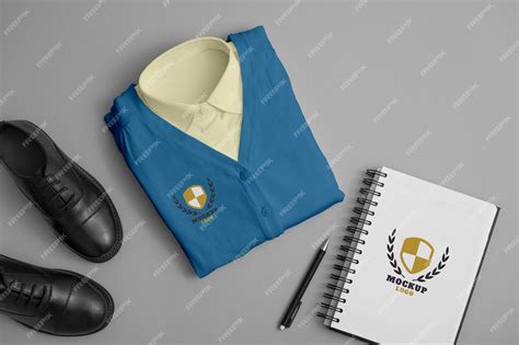 Premium PSD | School uniform for children mock-up design