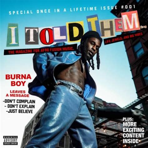 Burna Boy – I Told Them (2023) » download by NewAlbumReleases.net