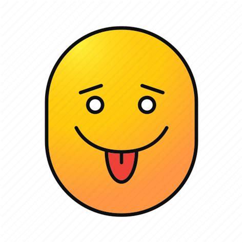 Emoticon, joking, smiley, teasing, face, make fun, emoji icon - Download on Iconfinder