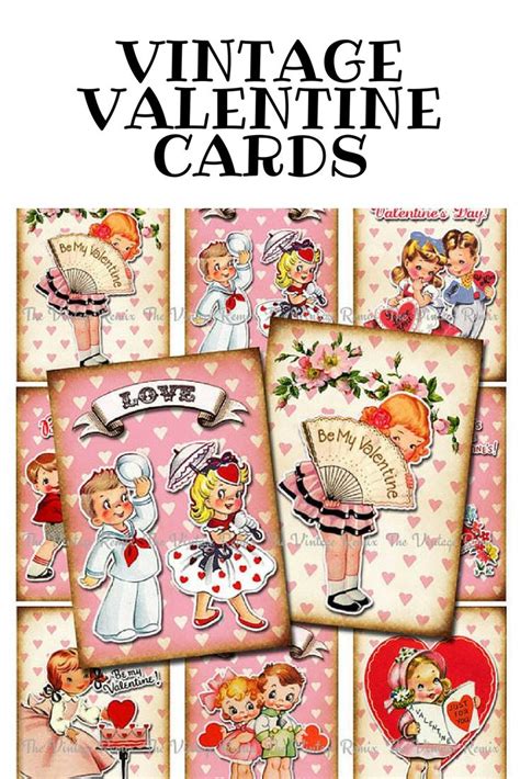 40+ Free Printable Vintage Valentine Images - Design Corral