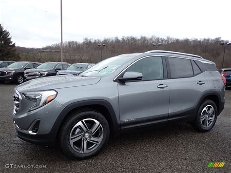 2020 Satin Steel Metallic GMC Terrain SLT AWD #136270275 Photo #17 | GTCarLot.com - Car Color ...