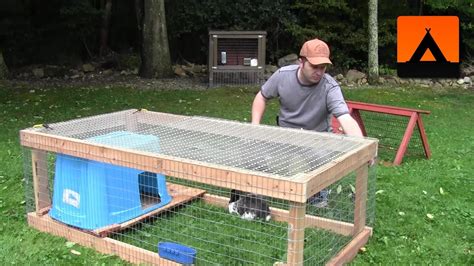 How to Build a Rabbit Hutch - Cheap and Easy - YouTube