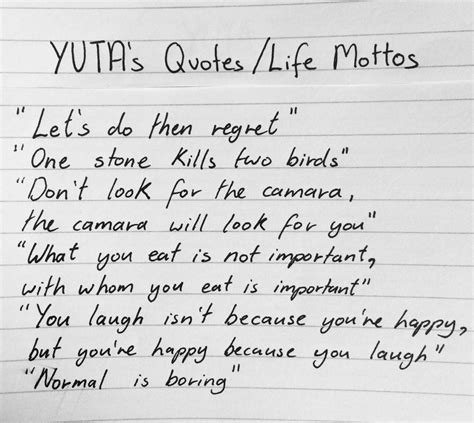 Yuta-Quotes & Life Mottos | NCT (엔시티) Amino