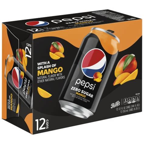 Pepsi Mango Zero, 12 ct / 12 fl oz - Harris Teeter