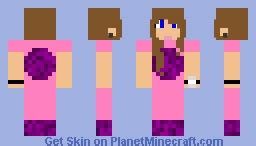 Girl Moon Skin Minecraft Skin