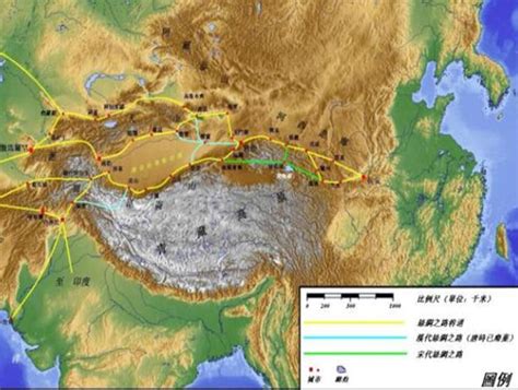 昆仑山脉地形图,昆仑山脉,昆仑山脉_大山谷图库