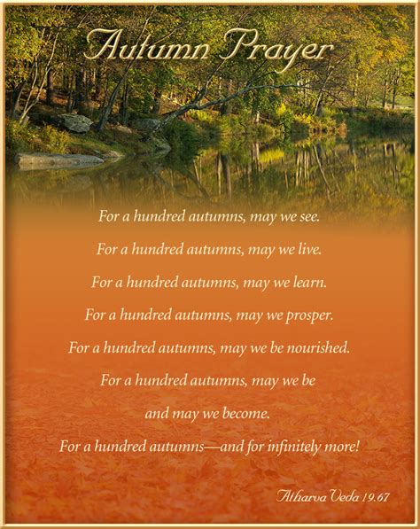 Autumn Prayer | Siddha Yoga path