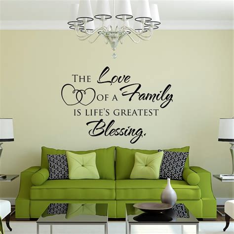 Family Wall Quote Decal the Love of A Family is Life's - Etsy