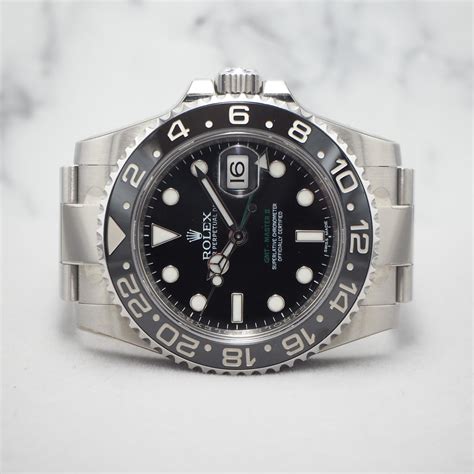 Rolex GMT Master II Black - Full Factory Stickers 116710LN | Watch ...