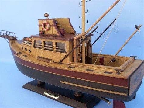 Buy Wooden Jaws - Orca Model Boat 20in - Model Ships