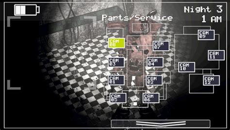 Golden freddy fnaf 1 fnaf 1 camera map - mmbda