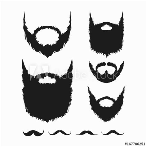 Beard Silhouette Vector at Vectorified.com | Collection of Beard ...