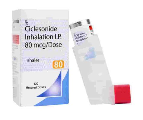 Ciclesonide And Formoterol Fumarate Inhaler 80mcg