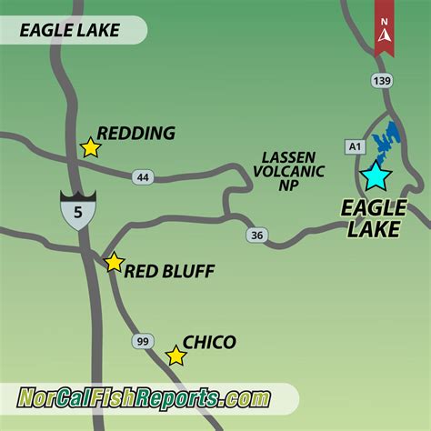 Eagle Lake - Susanville, CA - Fish Reports & Map