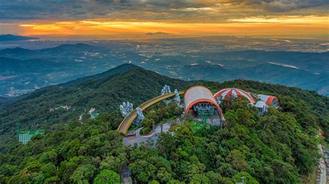 [Video] Golden Bridge, Ba Na Hills, Vietnam | 4K aerial video - Vietnamnomad