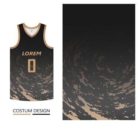 basketball jersey pattern design template. black gold abstract background for fabric pattern ...