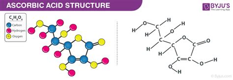 Ascorbic Acid (C6H8O6) - Structure, Molecular mass, Properties & Uses